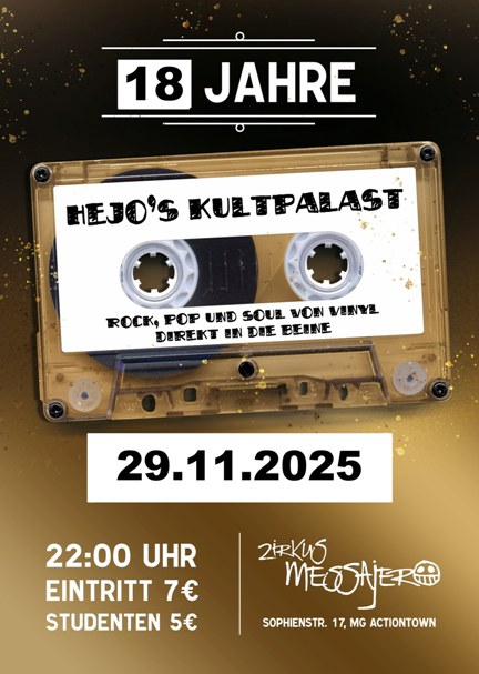 18 Jahre Kultpalast